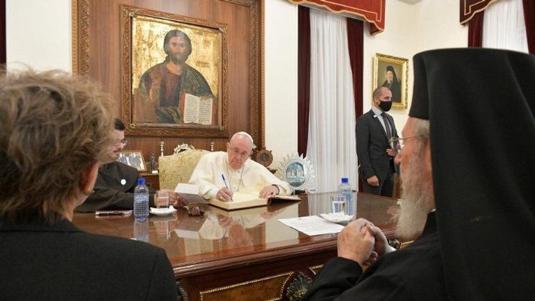 Папа зустрівся із Священним Синодом Церкви Кіпру - фото 1
