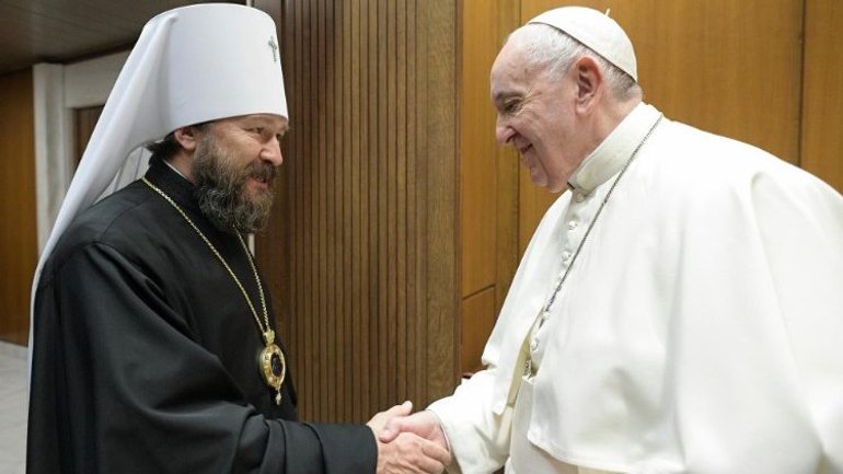 Папа Франциск прийняв митрополита Іларіона (Алфеєва) - фото 1