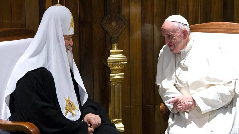 РПЦ не будет вовлекать Папу в решение межправославных проблем, с обсуждением украинского вопроса еще определяются - фото 1