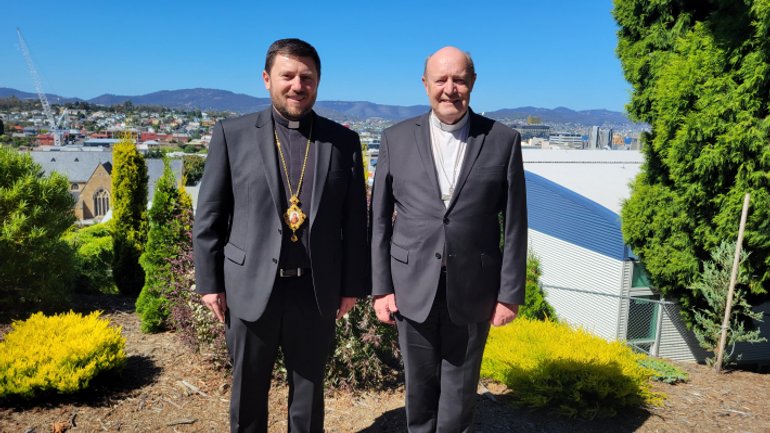 Bishop Mykola Bychok, Eparch of Melbourne, paid a pastoral visit to Tasmania - фото 1