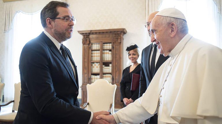 Андрій Юраш у складі урядової делегації у Ватикані - фото 1