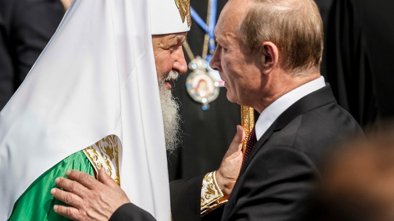 Patriarch Kirill of Moscow with Russian President Vladimir Putin. - фото 1