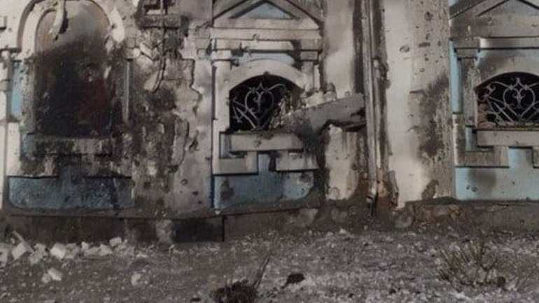 Обстрел Пятихаток в Харькове: поврежден храм царицы Тамары УПЦ МП - фото 1