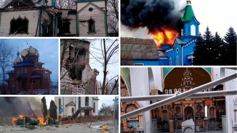 От атак орков пострадали уже 28 религиозных сооружений в 6 областях Украины, – Госэтнополитики - фото 1