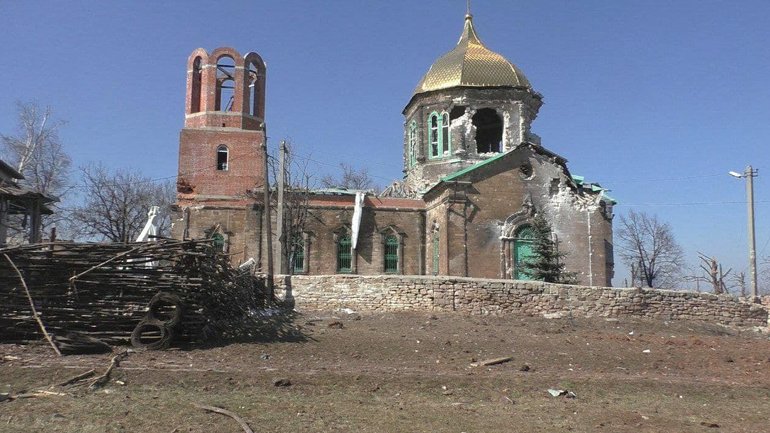 В УПЦ МП заявили о еще одном разрушенном храме в Донецкой области - фото 1