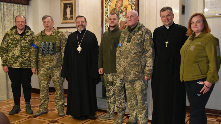 Патріарх Святослав зустрівся з генералами України - фото 1