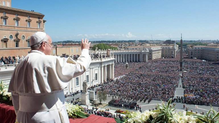 «Живе ТБ» транслюватиме Великоднє послання і благословення «Urbi et Orbi» Папи Франциска - фото 1
