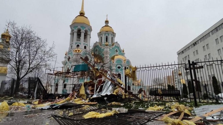 В Харькове оккупанты попали в храм Преображения Господня - фото 1