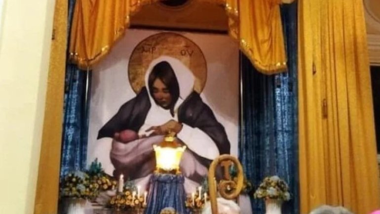 У одному з храмів Неаполя зобразили ікону "Київської Мадонни" - фото 1