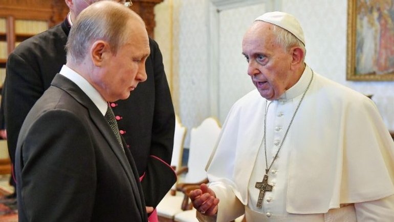 Pope Francis receive Vladimir Putin. July, 2019 - фото 1