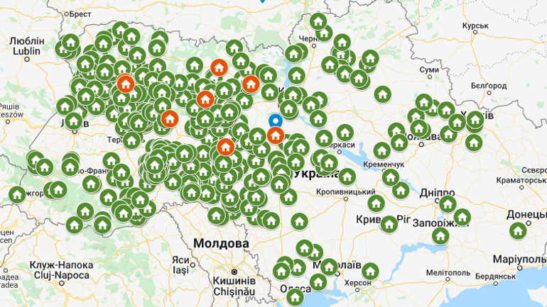 РІСУ відновила роботу інтерактивної карти фіксації переходів з УПЦ МП до ПЦУ - фото 1