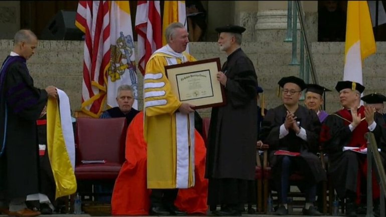 CUA conferred Honorary degree Doctor in Human Rights to Archbishop Borys Gudziak - фото 1