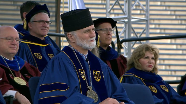 Ukrainians have made the Bible come alive for the world — David withstands Goliath, — Archbishop Borys Gudziak on Notre Dame Commencement Address 2022 - фото 1