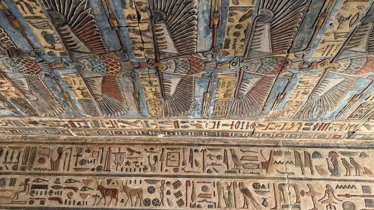 У Єгипті відновили автентичні візерунки стародавнього храму бога Хнуму - фото 1