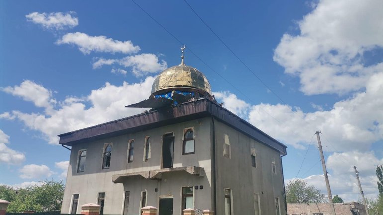 Russian invaders damaged another mosque in Donbas - фото 1