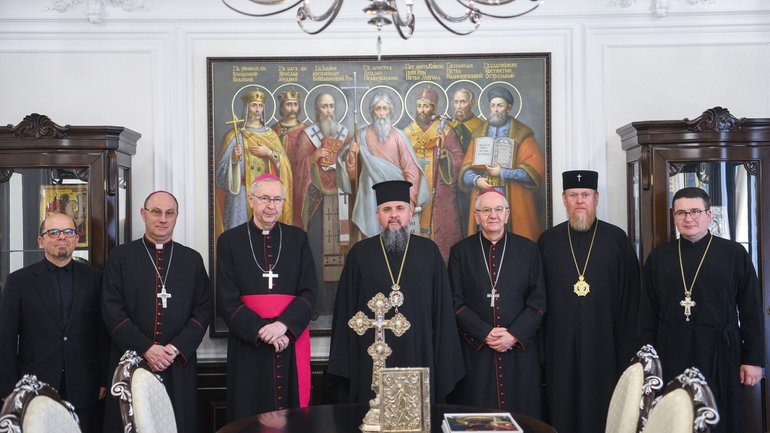 Предстоятель ПЦУ провів зустріч з делегацією єпископату РКЦ в Польщі - фото 1
