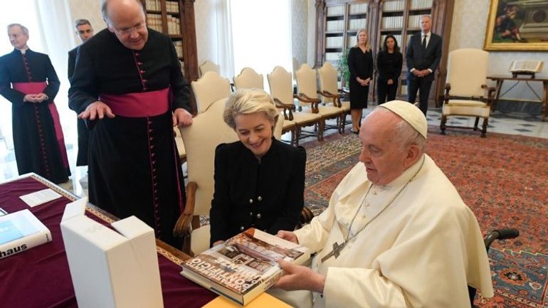 Pope and Von der Leyen meet to discuss war in Ukraine - фото 1
