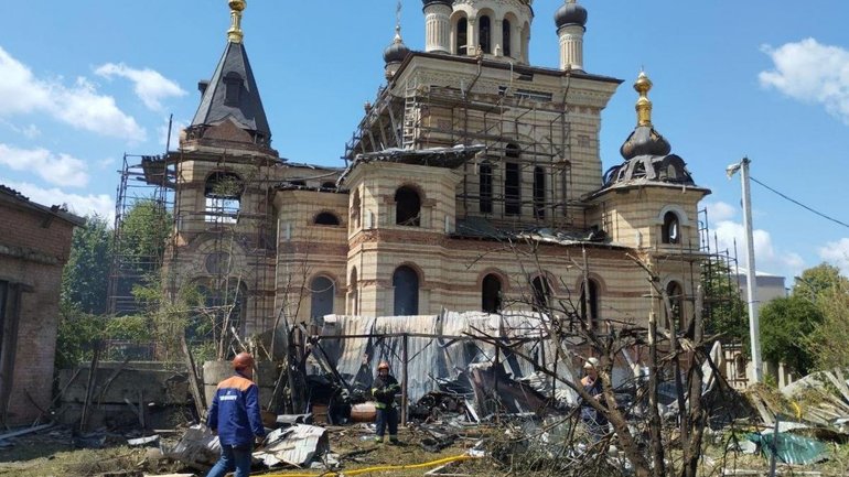 От ракетного удара по Виннице пострадал храм УПЦ МП - фото 1