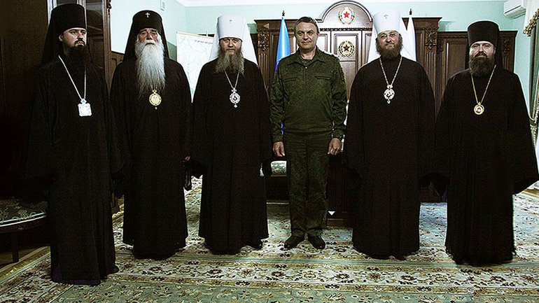 Луганські єпископи УПЦ МП зустрілися з ватажком "ЛНР", якого назвали "главою республіки" - фото 1