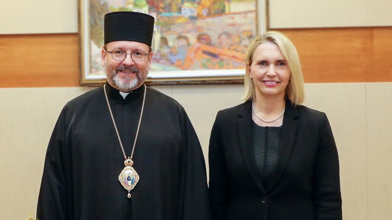 UGCC Patriarch meets with the US ambassador to Ukraine - фото 1