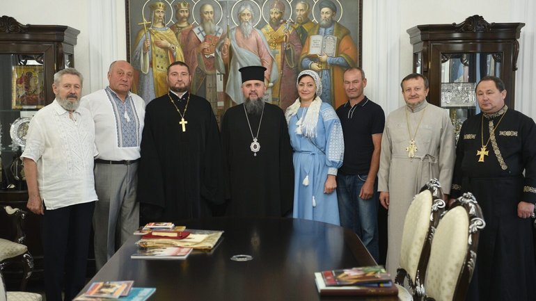Митрополит Епіфаній зустрівся з представниками громад Київщини, які приєдналися до ПЦУ - фото 1