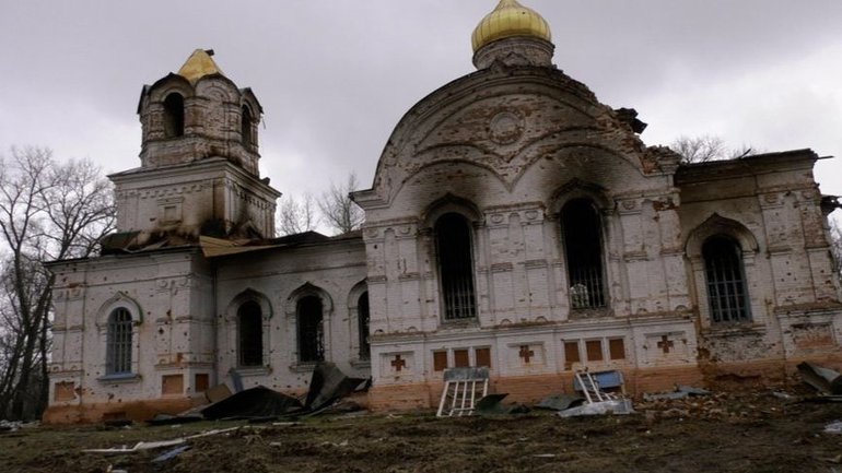 The researchers conclude that the Russian military often intentionally destroys churches and religious buildings - фото 1
