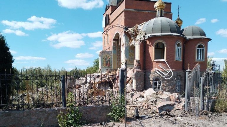 На Запоріжжі рашистські війська зруйнували церкву у селі Темирівка - фото 1
