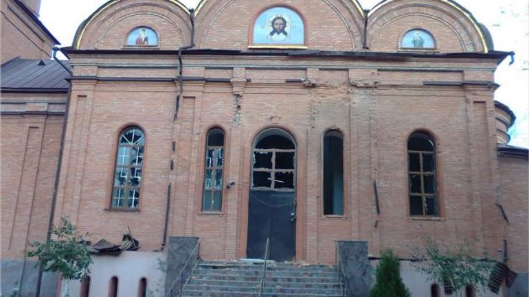 От обстрелов получил повреждение храм УПЦ МП в Запорожской области - фото 1