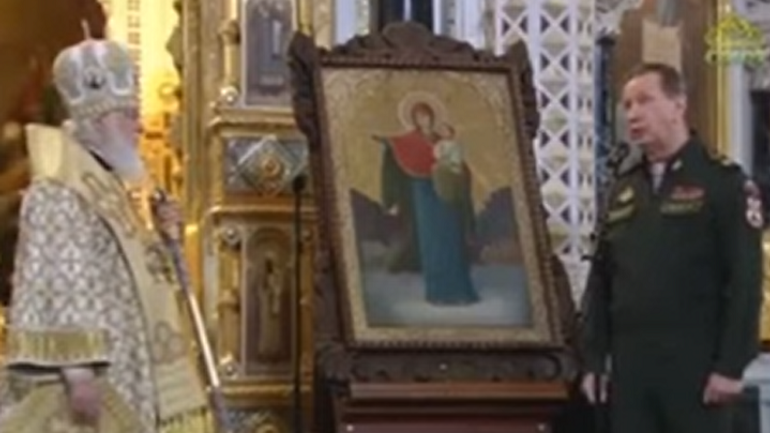 Патриарх Кирилл освятил главный храм Росгвардии - фото 1