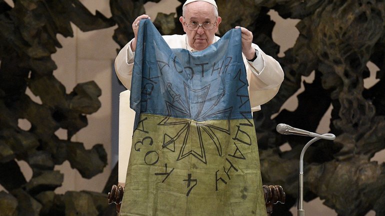 Pope tells the people of Ukraine people their pain is his pain - фото 1