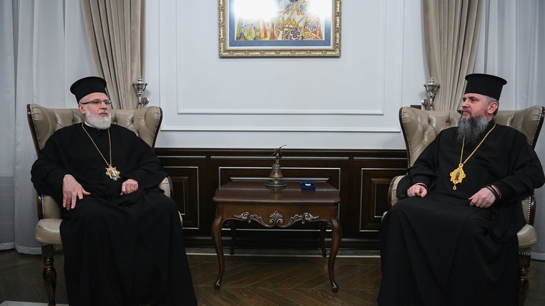 Предстоятель ПЦУ зустрівся з єрархом Грузинської Православної Церкви - фото 1