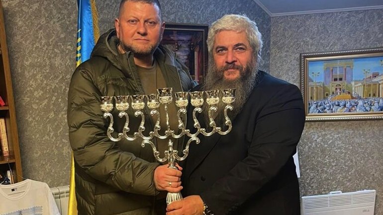 Головний рабин України зустрівся із генералом Залужним - фото 1