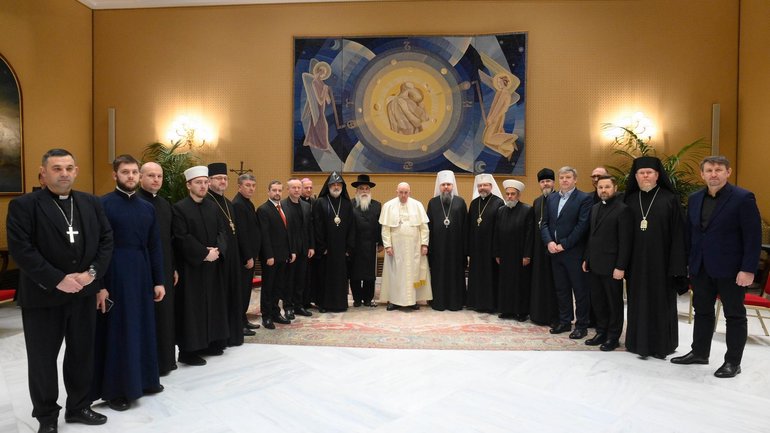 Папа Франциск представникам Всеукраїнської Ради Церков: "Не сумнівайтеся, я молюся за вас" - фото 1
