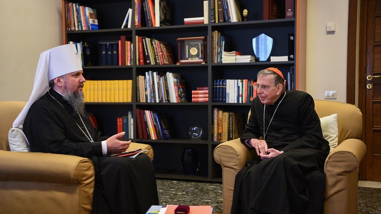 Metropolitan Epifaniy met with Cardinal Kurt Koch - фото 1