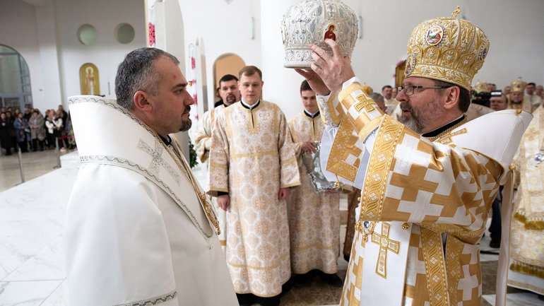 The Head of the UGCC performs episcopal consecration of Bishop Andriy Khimyak - фото 1