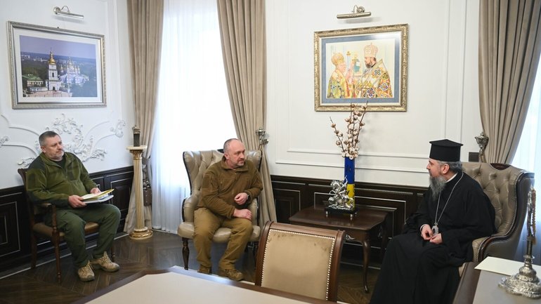 Предстоятель ПЦУ провів зустріч з першим заступником Міністра оборони - фото 1