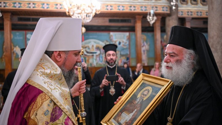Предстоятель ПЦУ та Патріарх Феодор очолили подячний молебень в Олександрії - фото 1