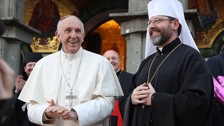 Глава УГКЦ привітав Папу Франциска з 10-річчям понтифікату - фото 1