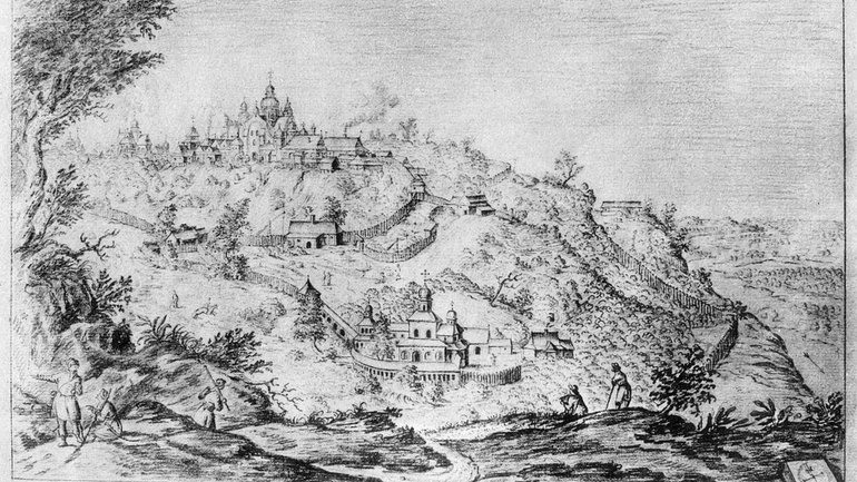 Києво-Печерський монастир на малюнку Абрахама ван Вестерфельда, 1651 - фото 1
