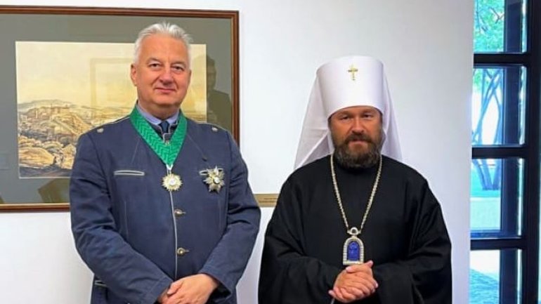 Жолт Шем’єн  та митрополит РПЦ Іларіон - фото 1