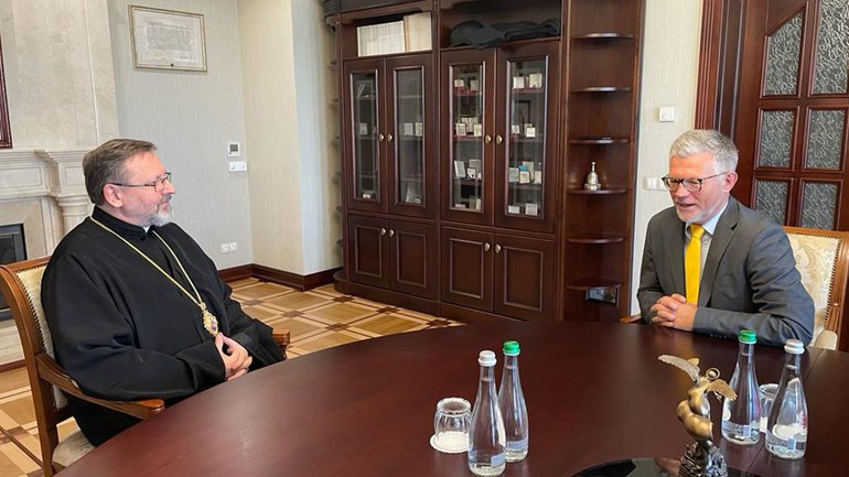 Глава УГКЦ зустрівся із заступником міністра закордонних справ України - фото 1