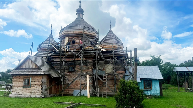 На Львівщині реставрують дерев’яну церкву - пам’ятку архітектури національного значення - фото 1