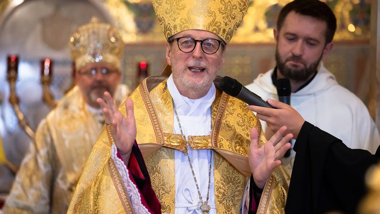 «Господи, зупини руку агресора!», — архиєпископ Клаудіо Ґуджеротті на відкритті Синоду УГКЦ - фото 1