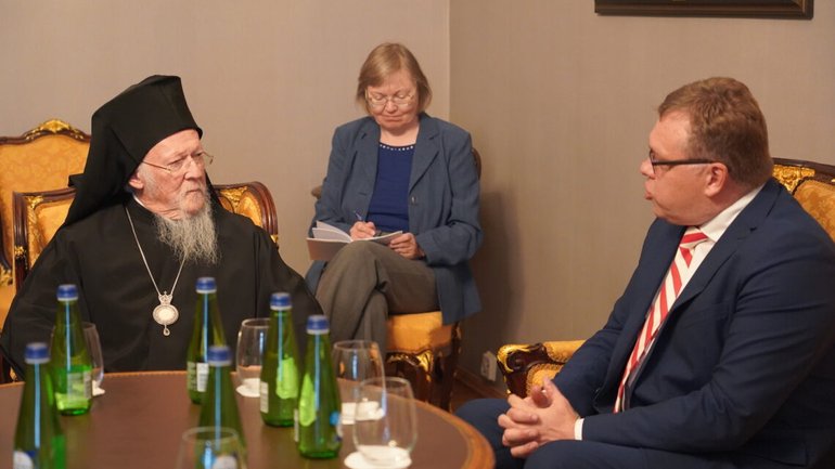 Вселенський Патріарх зустрівся з президентом парламенту Естонії - фото 1