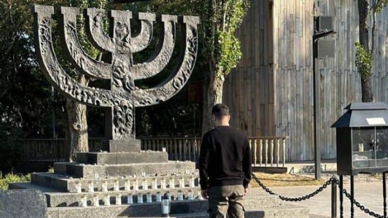 Зеленський із рабинами вшанували жертв Бабиного Яру - фото 1