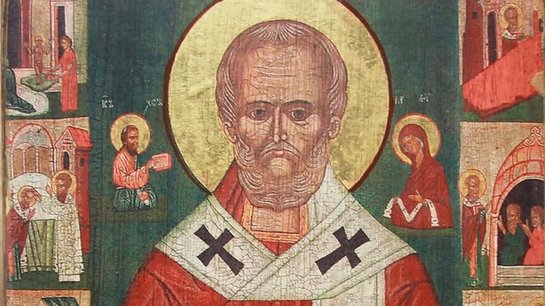 Ікона св. Миколая з житієм (Радруж) - фото 1