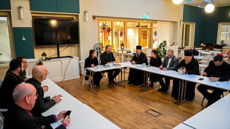 Делегація ПЦУ та українських лютеран зустрілась з представниками Християнської Ради Швеції - фото 1