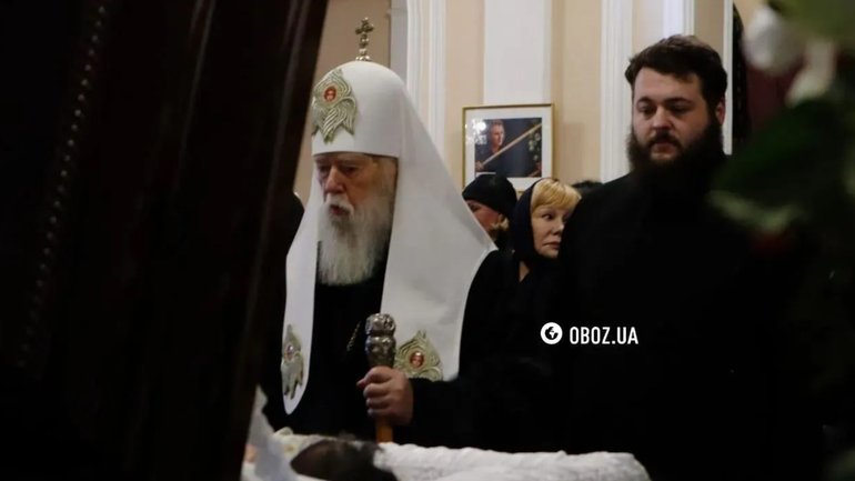 Віталія Білоножка відспівав почесний Патріарх Філарет - фото 1