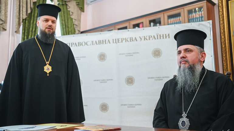 Предстоятель ПЦУ представив духовенству керуючого Вишгородською єпархією - фото 1