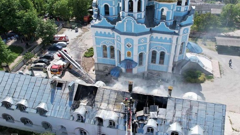 У Дніпрі внаслідок пожежі на території храму УПЦ МП загинула людина - фото 1